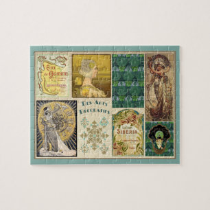 Puzzle féminin Art Nouveau