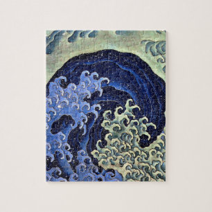 Puzzle Feminine Vague Japonaise Vintage Katsushika Hokusa