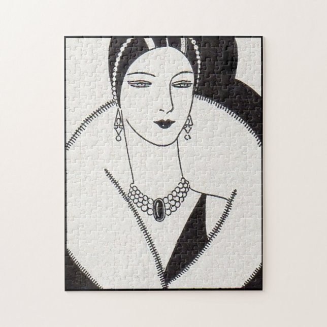 Puzzle Femme art déco 1928 (Vertical)