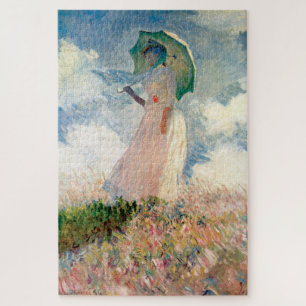 Puzzle Femme avec Parasol Claude Monet Art Vintage