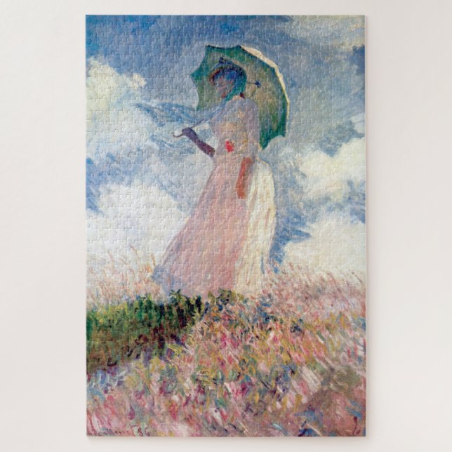 Puzzle Femme avec un parasol, Claude Monet, 1886 (Vertical)