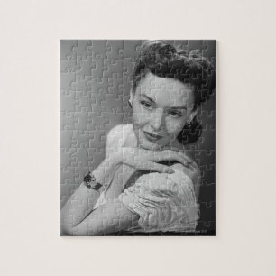 Puzzle Femme dans la robe de soirée