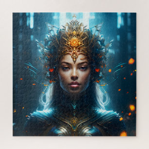 Puzzle Femme d'art magique Imaginaire