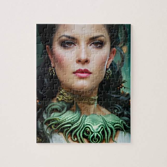 Puzzle femme de déesse cthulhu (Vertical)