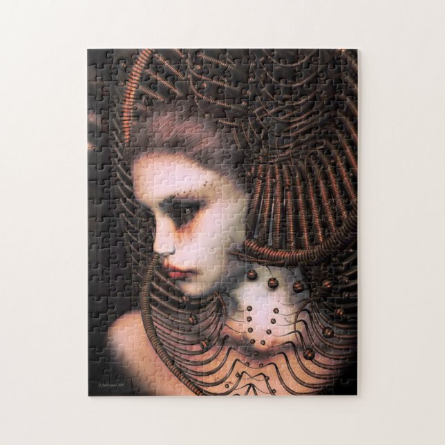 Puzzle Femme de la science fiction dans la coiffe (Vertical)