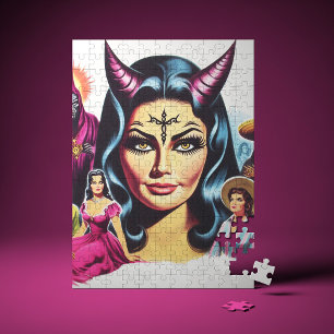 Puzzle Femme Diabolique Vintage