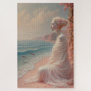 Puzzle Femme éthérée sur Dreamy Beach