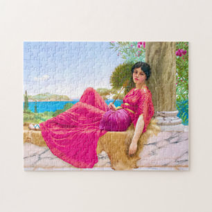 Puzzle Femme géniale à Fuchsia par John William Godward