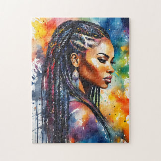 Puzzle Femme noire
