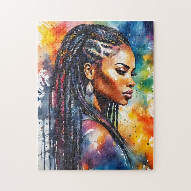 Puzzle Femme noire (Vertical)