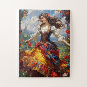 Puzzle Femme tzigane dansant