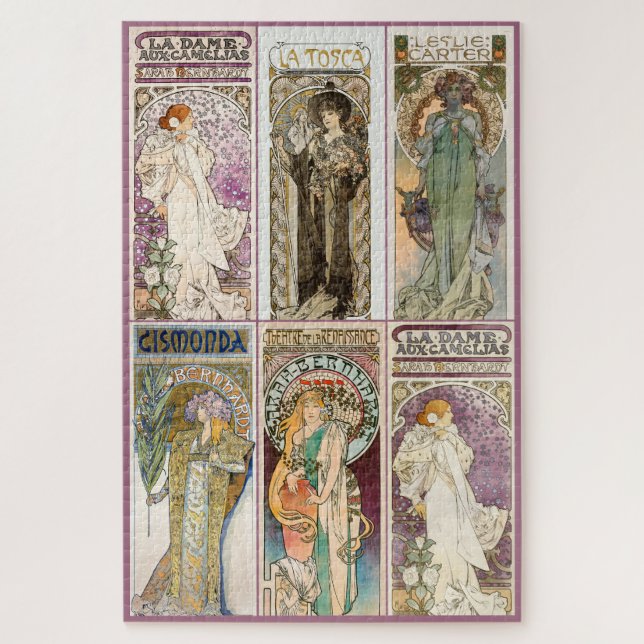 Puzzle Femmes Alphonse Mucha (Vertical)