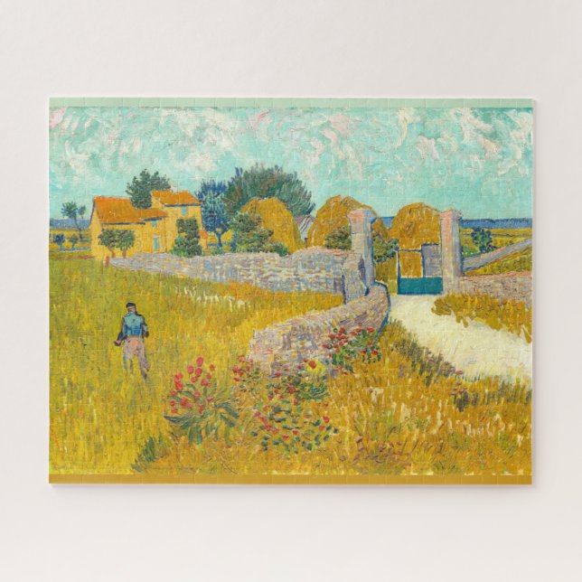Puzzle Ferme en Provence Vincent Van Gogh 1888 (Horizontal)