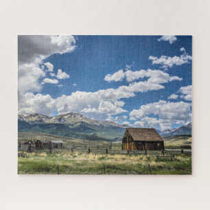 Puzzle Fermes   Ferme au-dessous des montagnes du Colorad