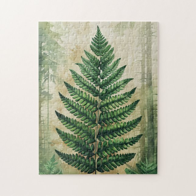 Puzzle Fern Feuille Botanique (Vertical)