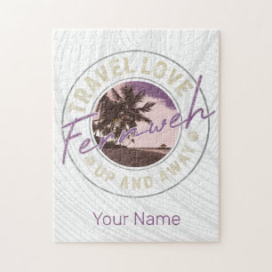 Puzzle Fernweh Palm Et Plage Vintage voyage Souvenir
