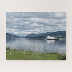 Puzzle Ferry à Rothesay Bay, île de Bute sur un
