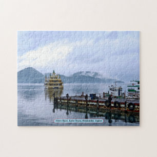 Puzzle Ferry-boat, lac Toya, Hokkaido, Japon