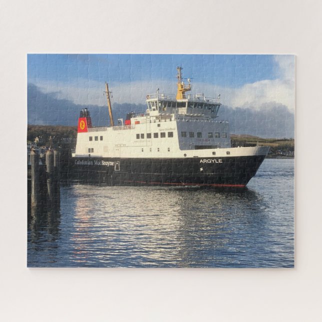 Puzzle Ferry quittant l'île de Bute en Ecosse (Horizontal)