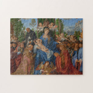 Puzzle Festin des guirlandes de rose, 1506 (huile sur le