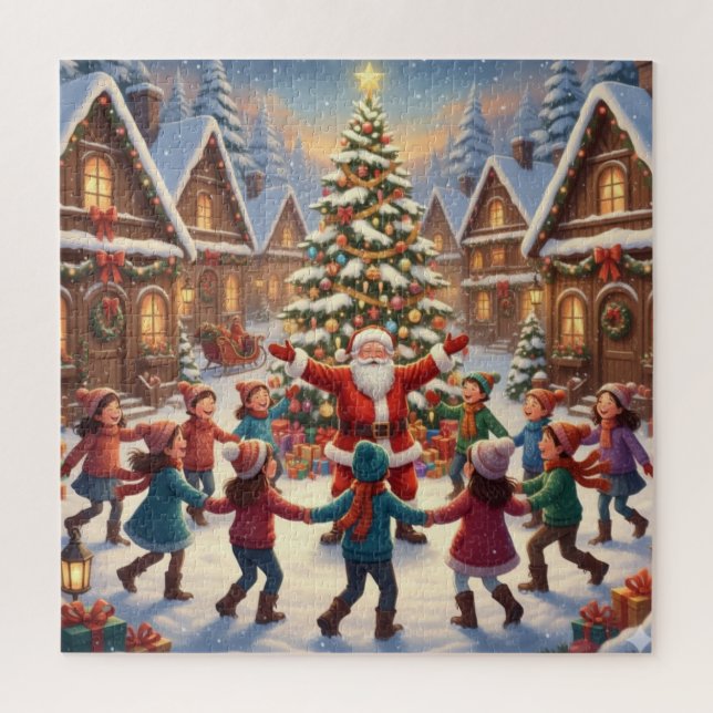 Puzzle Festival Christmas Village (Vertical)