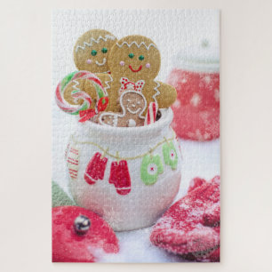 Puzzle Festive moderne Vacances de Noël hiver Cookies