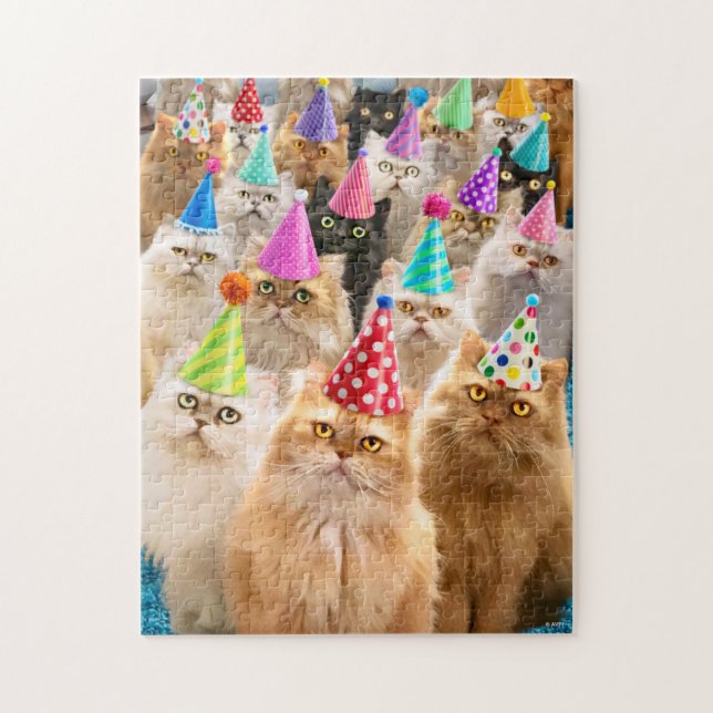 Puzzle Fête de chats (Vertical)