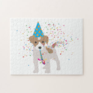 Puzzle Fête de chien - Animaux Chiot ayant une fête