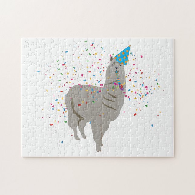 Puzzle Fête de la lama - Animaux ayant une fête (Horizontal)