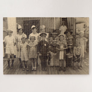 Puzzle Fête du costume de bateau pour enfants 1935