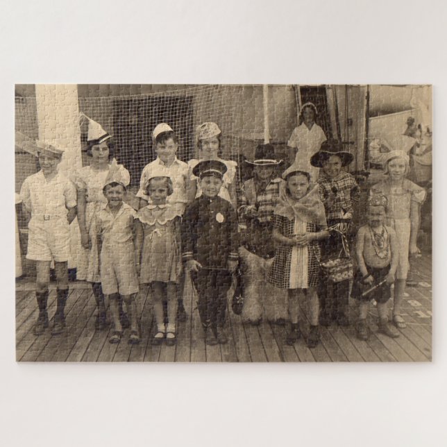 Puzzle Fête du costume de bateau pour enfants 1935 (Horizontal)