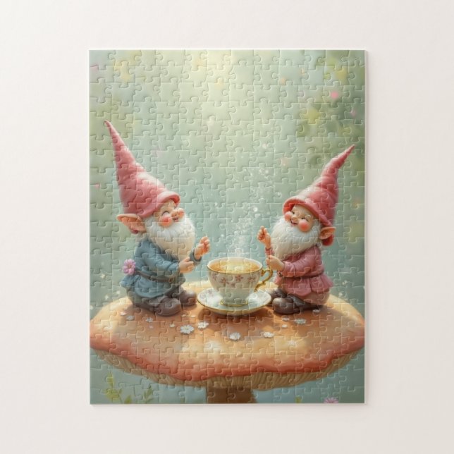 Puzzle fête du thé gnome (Vertical)