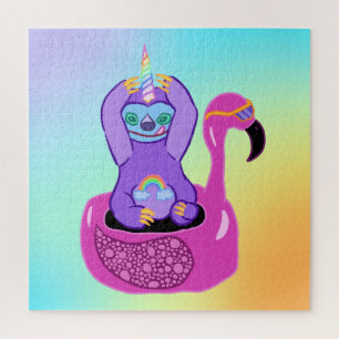 Puzzle Fête Extraordinaire de la piscine Slothicorn ! Jig