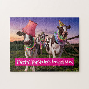 Puzzle Fête "Jusqu'À ce que les vaches rentrent chez elle