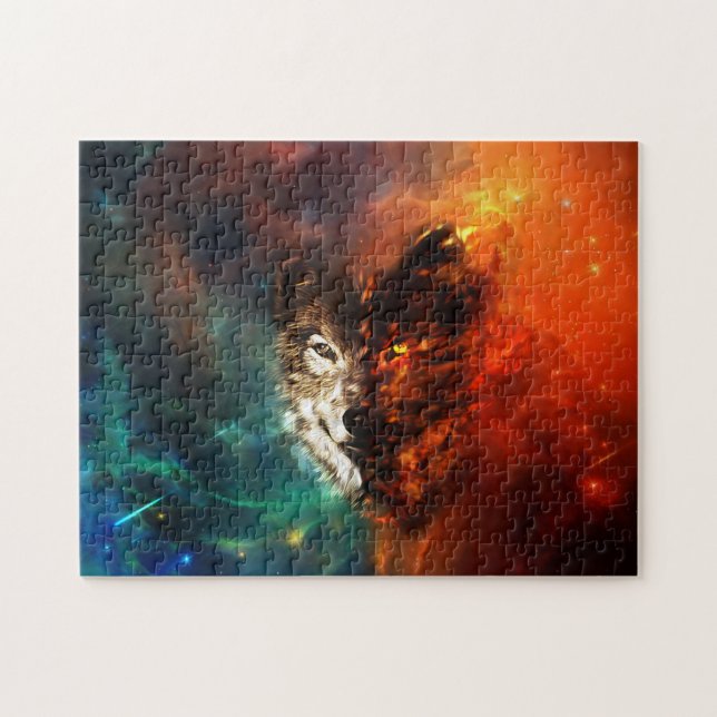 Puzzle Feu de loup et glace (Horizontal)