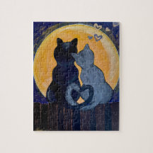 Feu de lune de chats