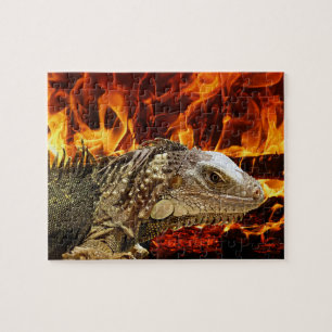 Puzzle Feu Iguana