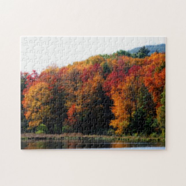Puzzle Feuillage Automne Par Effet Orton D'Étang (Horizontal)