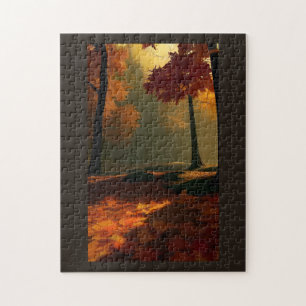 Puzzle Feuillage d'automne Les feuilles d'automne sont br