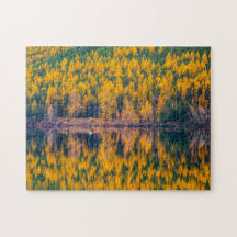 Feuillage d'automne sur le lac