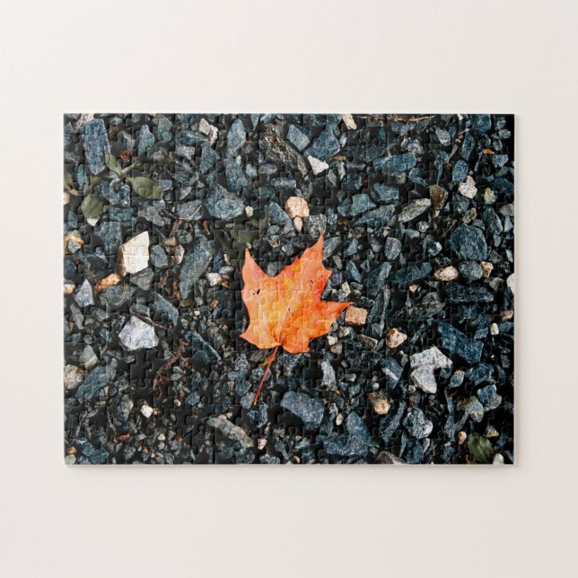 Puzzle Feuille orange (Horizontal)