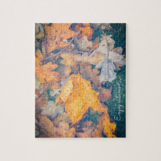 Puzzle Feuilles d'automne flottantes