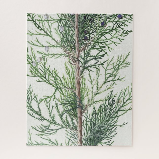 Puzzle Feuilles de branches d'arbre impossible (Vertical)