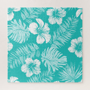 Puzzle Feuilles tropicaux : Motif Plante Vintage