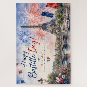 Puzzle Feux d'artifice de la Tour Eiffel de la fête de la
