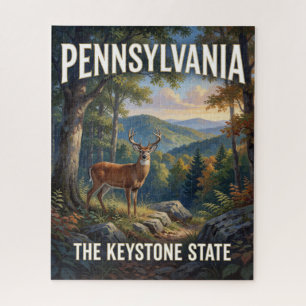 Puzzle Fierté de l'État de Pennsylvanie Patrimoine forest