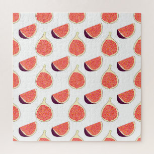 Puzzle Fig mauve : motif coloré