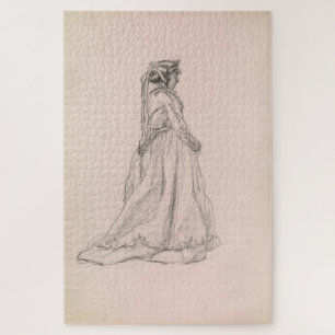 Puzzle Figure d'une femme (Camille) (1865) – Claude Monet
