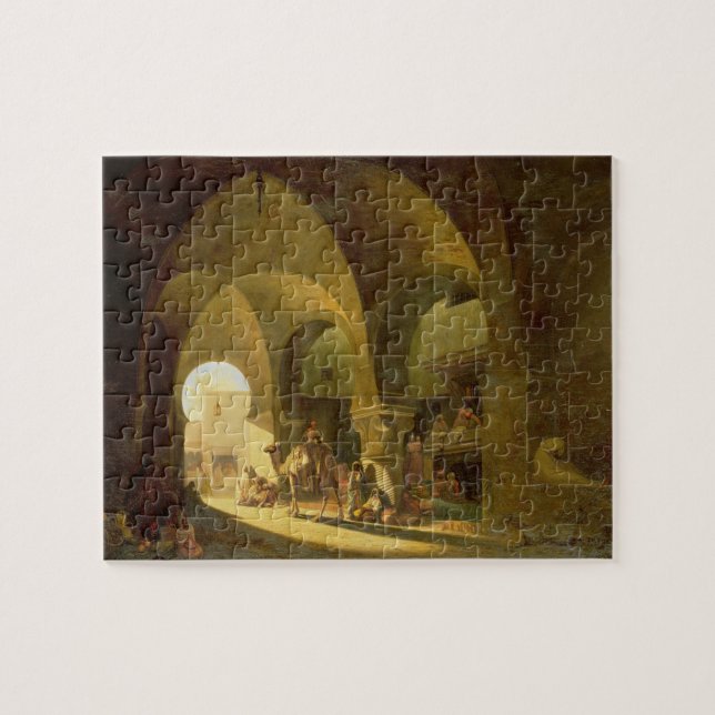 Puzzle Figures nombreuses dans un bazar africain du nord, (Horizontal)