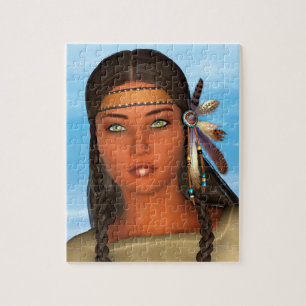 Puzzle Fille amérindienne
